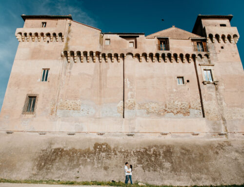 Prematrimoniale spontaneo al Castello di Santa Severa, Roma